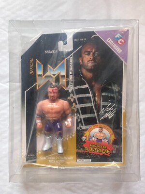 BNIB Chella Toys Nick Aldis Bloody Lila Strumpfhosen Wrestling Actionfigur Retro