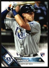 2016 Topps Richie Shaffer  Rookie  #3 Tampa Bay Rays