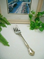 Retired  Godinger Silver  GRAND MASTER  Silverplate  Cold Meat Serving Fork