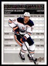 2023-24 Upper Deck Series 1 Stat Box Fillers Connor McDavid Edmonton Oilers