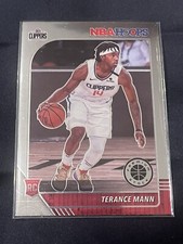 Terance Mann 2019-20 Panini NBA Hoops Premium Stock RC #245 Rookie Clippers