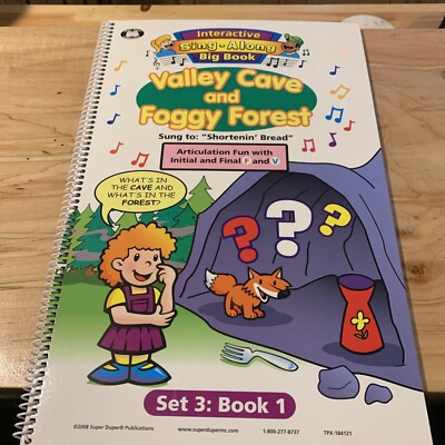 2008 Super Duper Pub. Interactive Sing-Along Big Book Set 3,  All 5, No CD.