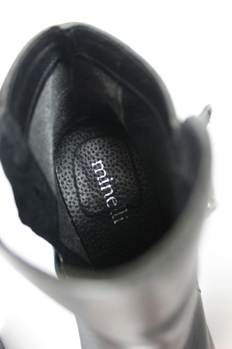 MINELLI Bottines Boots à boucles cuir noir T 40 Très bon état - Photo 10 sur 10