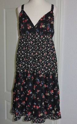 Kleid Joe Browns Heine schwarz Mille Fleurs 100% Baumwolle Gr. 40 NEU