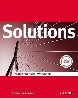 Solutions Pre-Intermediate: Workbook by Falla, Tim