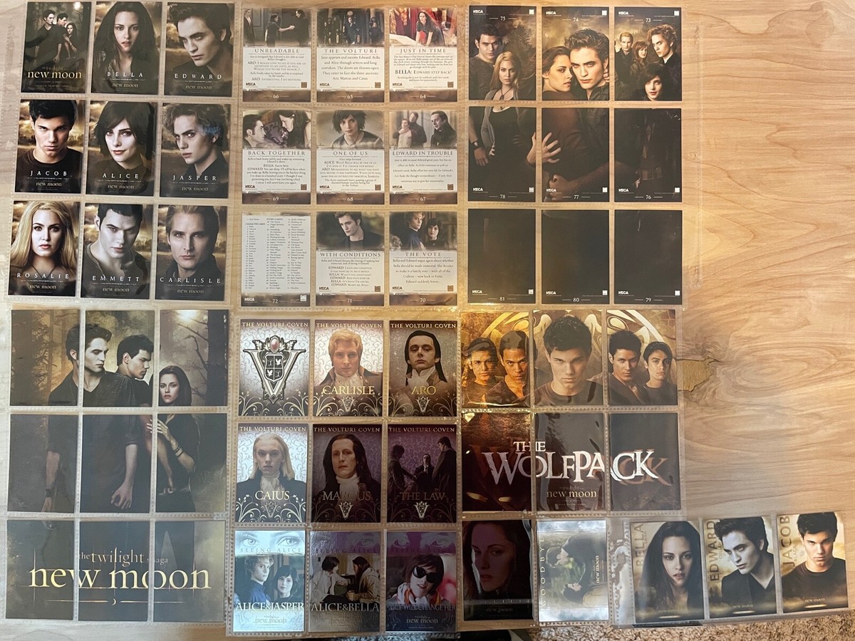 twilight trading card binder Twilight Collector Binder and NECA Trading Card Sets (Lot of 484 cards)