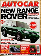 AUTOCAR MAGAZINE 21-JUN-00 - Audi Allroad TDi V6, Alfa 166 VDC, Ford Galaxy V6