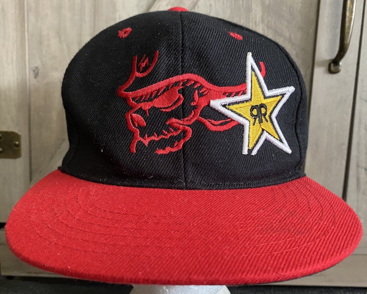 Rockstar Metal Mulisha Hat Snapback Black/Red Hat