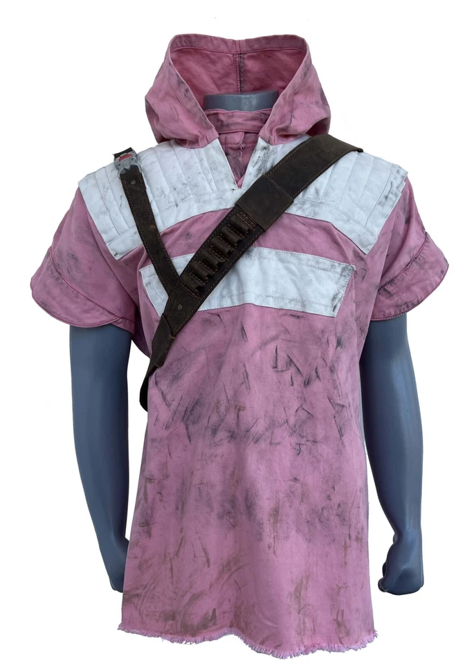 Inspired By Jedi, Fallen Order Cal Kestis Poncho With Leather Shoulder Belt - Image 2 of 4