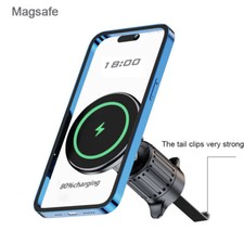 15W 2 IN 1 Wireless Car Charger Fast Charging Mount Automatic Clamping Holder US