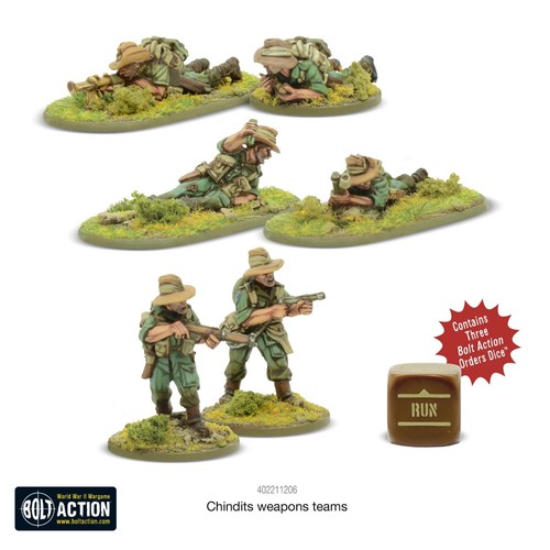 Bolt Action Chindits Weapons