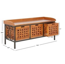 Safavieh Wooden Storage Bench, Reduced Price 2172726764 AMH6530A