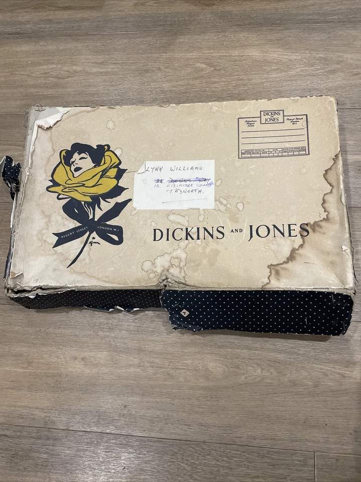 Vestido elegante vintage de Papá Noel Papá Noel años 50 Dickens & Jones Foto 3 de 4