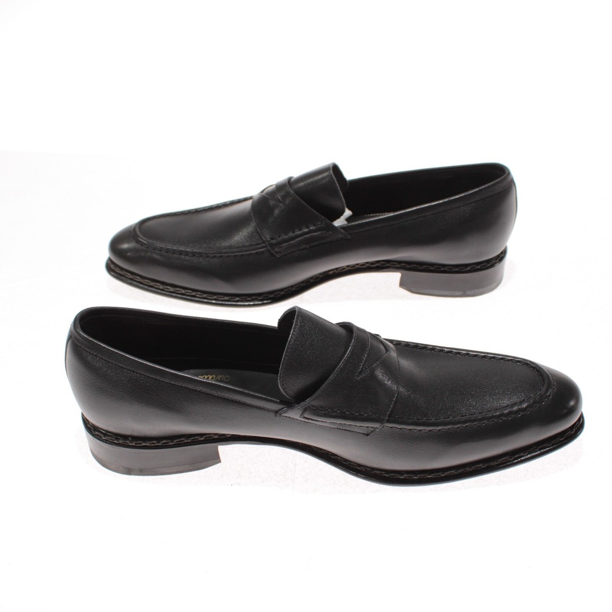 Certo NWB Dress Penny Loafers Size 44 11 US In Solid Black  display picture 2