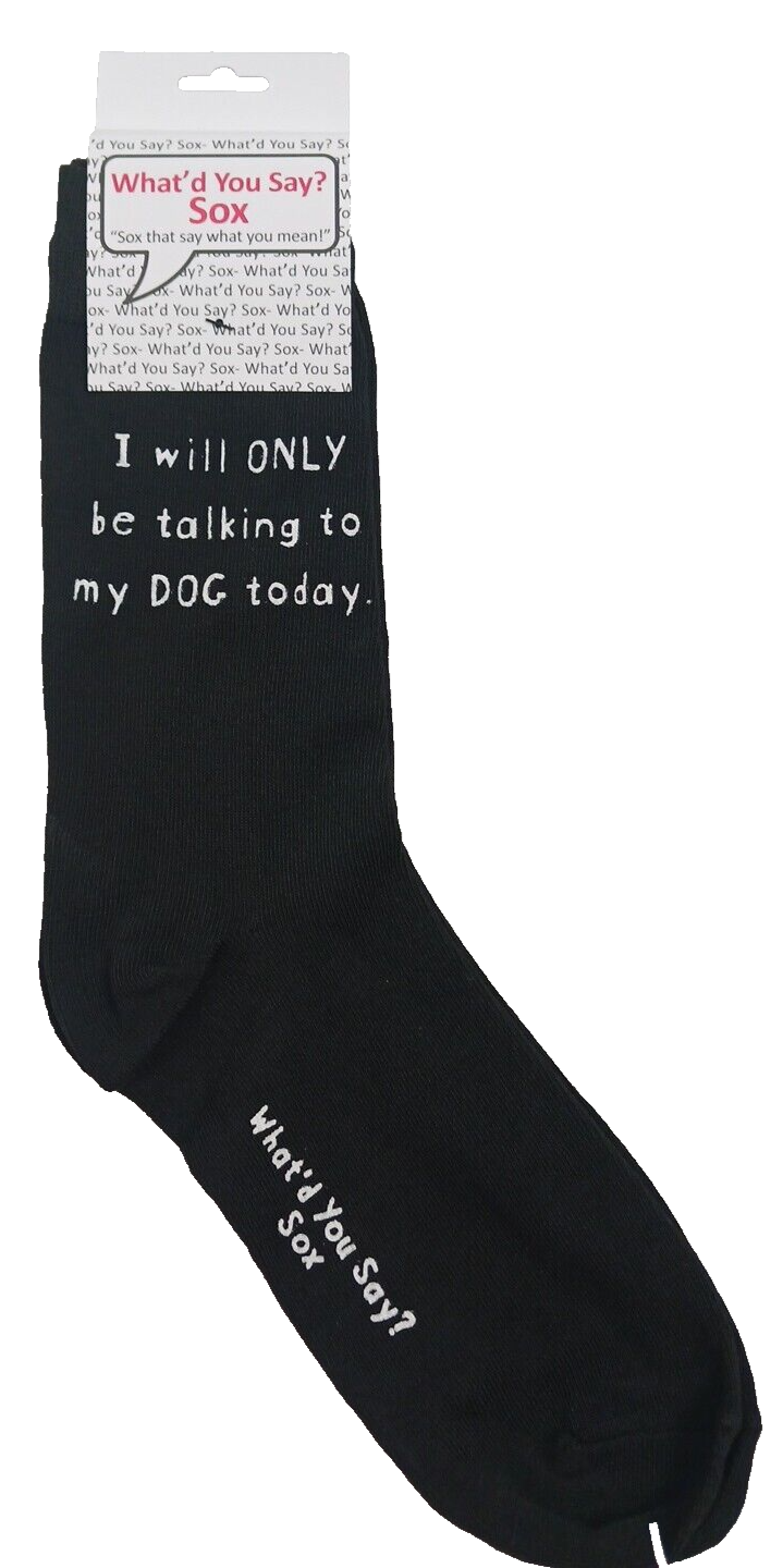 SAOLA Foozys Cosa hai detto? Calze Unisex Novità Crew Parlerò SOLO... #112