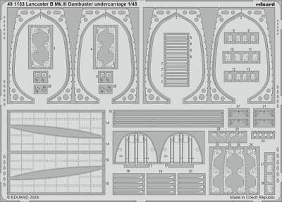 Eduard 1/48 Eduard Lancaster B Mk.III Dambuster undercarriage 1/48