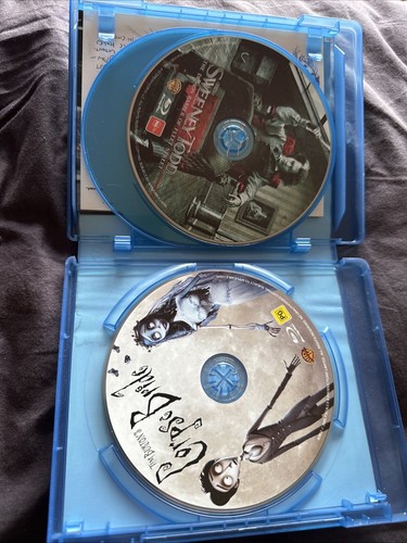 The Tim Burton Collection Beetlejuice, Sweeney Todd & Corpse Bride Blu-ray VGC - Picture 3 of 3