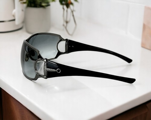 Gucci Strass Sonnenbrille Kristall Strass 2740 dunkelgraue Gläser - Bild 4 von 13
