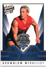 2015 AFL SELECT BROWNLOW GALLERY (2000) - BG92 Shane WOEWODIN (MELBOURNE)