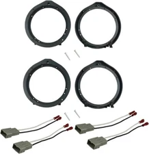 DKMUS 6.5"/6.75" Speaker Mounting Adapter for Acura Honda with Wiring Harness.