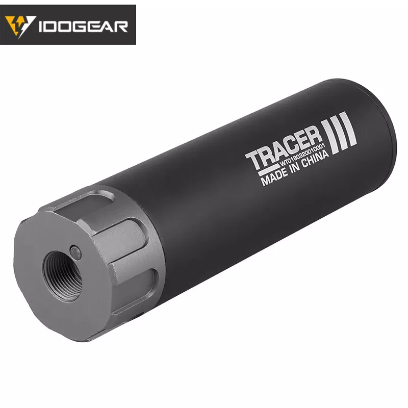 IDOGEAR Airsoft Lighter S Tracer Glow In Dark Airsoft Tracer Unit BB  Supressor