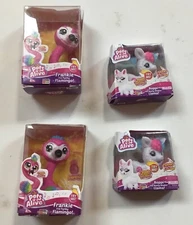 Mini Brands Lot Of 4 Toys Pets Alive Frankie Flamingo Boppi Llama