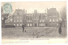 CPA 27 - LA NEUVE LYRE (Eure) - Château de la Chapelle (Côté Sud-est) - Animée