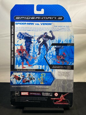 アメコミ SPIDER-MAN 3/Spider-Man & Venom Set of 2 Spiderman 3 Spider-man Vs Venom Webworld Snapping Web Trap