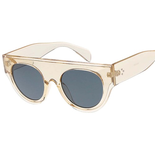Kador Sunglasses K893 M7007-G Off Round Retro Style Brown  display picture 3