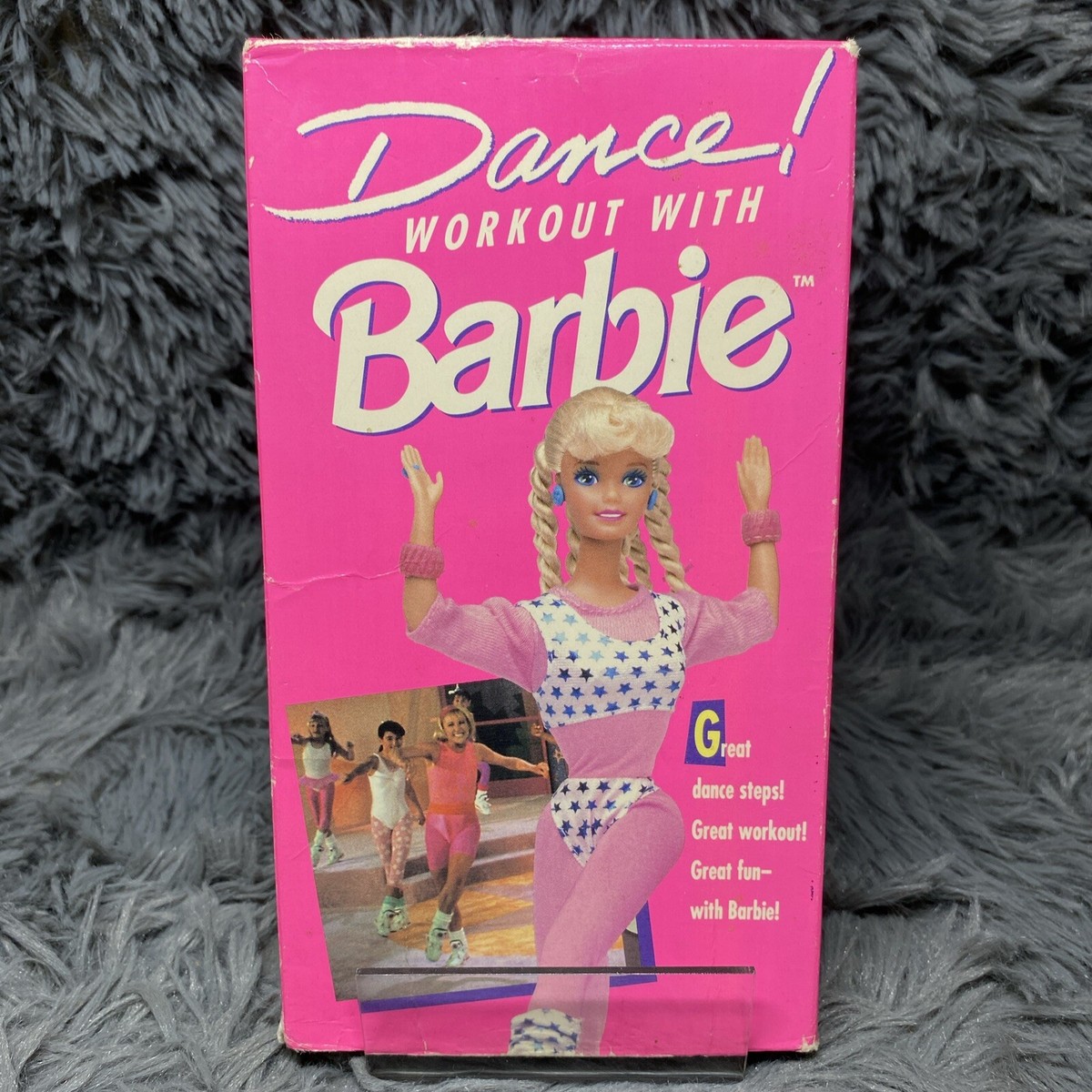 Dance Workout With Barbie VHS Tape 1992 Mattel Fitness Aerobics