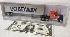 Brekina NEW HO 1/87 Scale 1966 Mack RS 700 Tractor Trailer Marked for ROADWAY