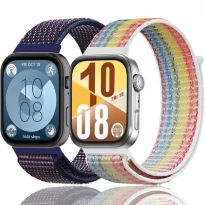 Watch Strap Band For Huawei Watch Fit 3 / 4 / 4 Pro Woven Nylon Fabric Braided