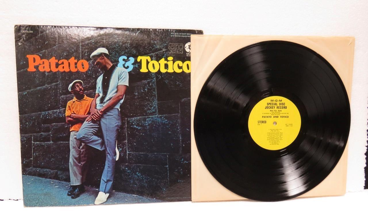 Patato & Totico Special Disc Jockey Promo LP Vinyl MGM Latin Jazz Street Music
