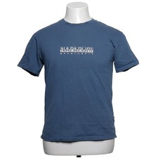 Napapijri, T-shirt, Größe: S, Blau, Baumwolle, Print, Unisex (Erwachsene) #Aiv