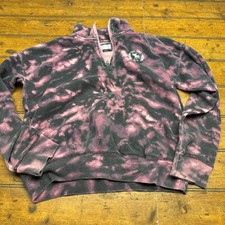 Abercrombie Kids Tie Dye Fleece Quarter Zip Sweatshirt Size 13 14