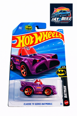 Hot Wheels Batmobile 未開封 Hot Wheels Classic TV Series Batmobile Spectraflame Red 2023 Super