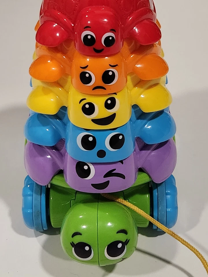 Leap Frog Nest Count Turtle Tower 4 Ways To Play Toddler Baby Toy Colors Numbers - Image 2 of 4