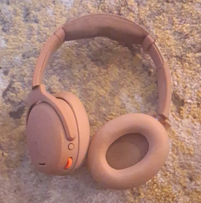 Skullcandy Crusher Evo Beige Bluetooth Wireless Over-Ear Headband Headphones