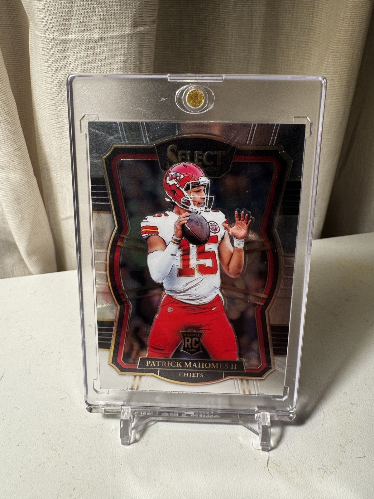 Patrick Mahomes Select Rookie Card 2017 #103 Near Mint Condition KC Chiefs