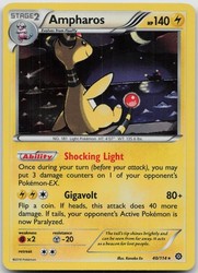 Ampharos 40/114 Holo Rare XY Steam Siege