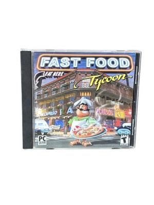 Fast Food Tycoon PC Game Windows 95 98 VTG Activision Restaurant Sim Strategy