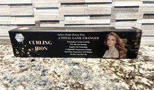 NICEBAY CURLING 1" HAIR IRON CERAMIC COATING PROFESSIONAL DW-6010A ROSE GOLD New