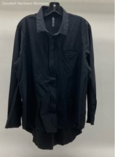 Women's ATHLETA Black Button Up Shirt - Size L