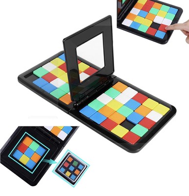 Eachhaha Rennspiel Magic Block Spiel Brettspiele für 2 Spieler Genius Square