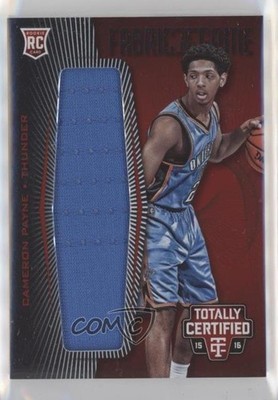 2015 Totally Certified Fabric of the Game Rookie Jersey Red Cameron Payne RC 0c3