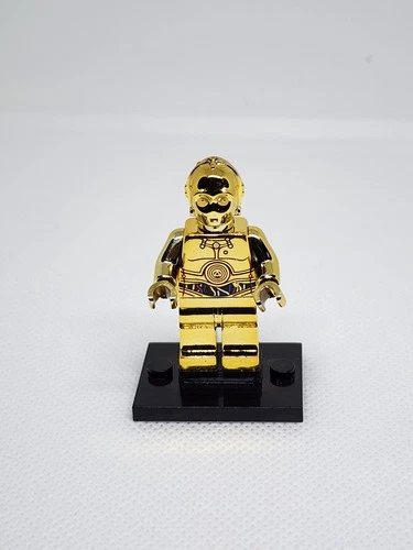 Star Wars Chrome C-3PO Custom Lego Minifigure