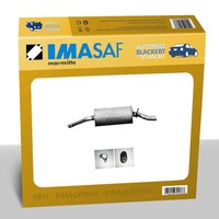 Imasaf Esd Auspuff Endtopf FüR Ford Sierra SchräGheck (Gbc) 1.3/1.6 -8/85