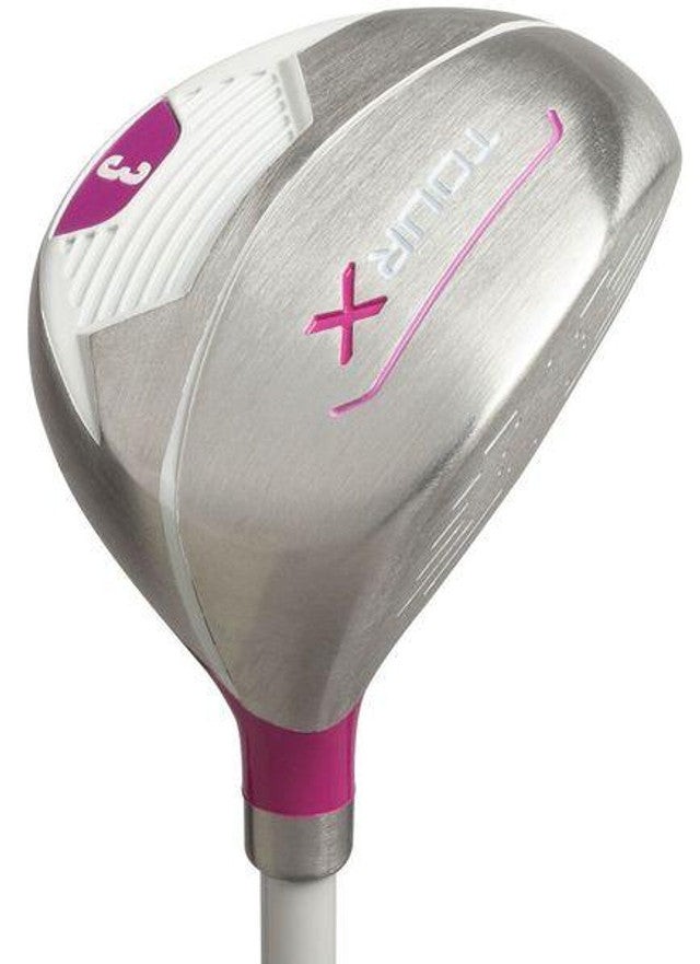 Merchants of Golf Tour X 3 Piece Tube Pink Golf Set