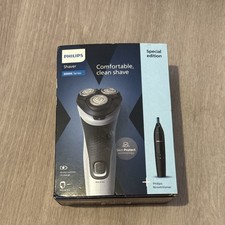 Afeitadora en seco y húmedo serie PHILIPS 3000X + recortadora de nariz