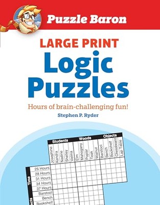Puzzle Barons Large Print Log - NEW